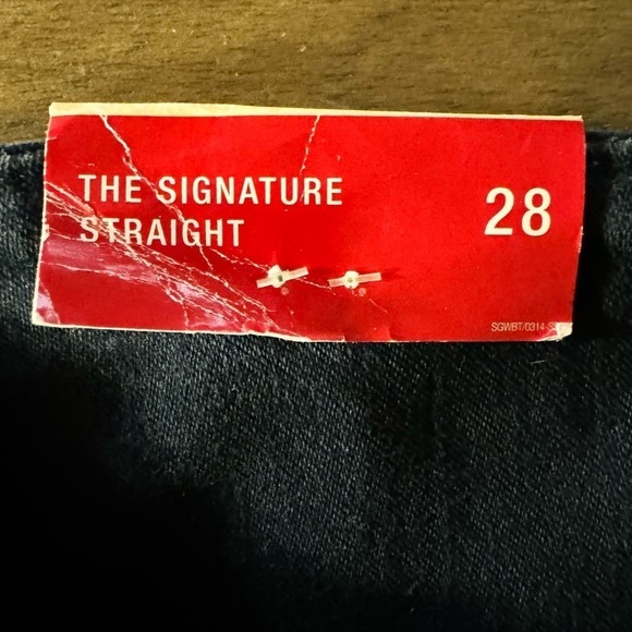 NWT SPANX Womens The Signature Straight High Rise Side Zip Jeans Size 28 - Picture 8 of 10